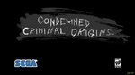 E3: Condemned Trailer HD - Video #1424 condemned