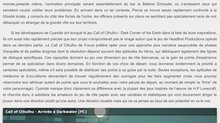 GSY Review : Call of Cthulhu - Thème clair - Les reviews