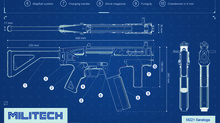 Cyberpunk 2077 details lifepaths and weaponry - Weapons Blueprints Posters