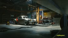 Cyberpunk 2077 exhibits rides, styles and a diner - Johnny Silverhand's Porsche 911 Turbo