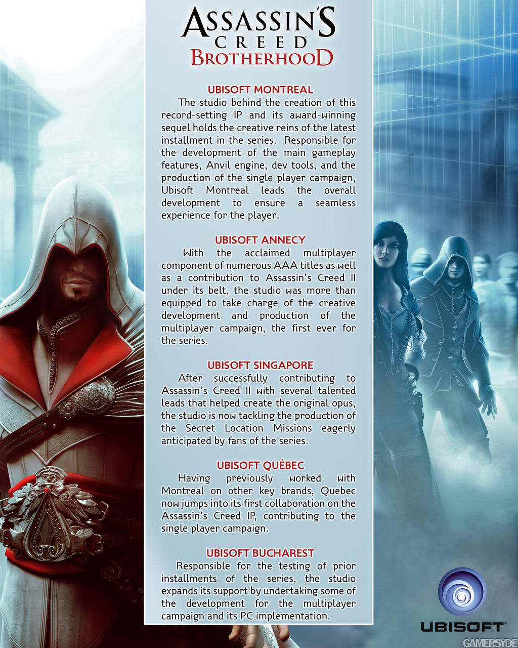 Assassin's Creed Brotherhood Multiplayer Walkthrough - Ubisoft E3