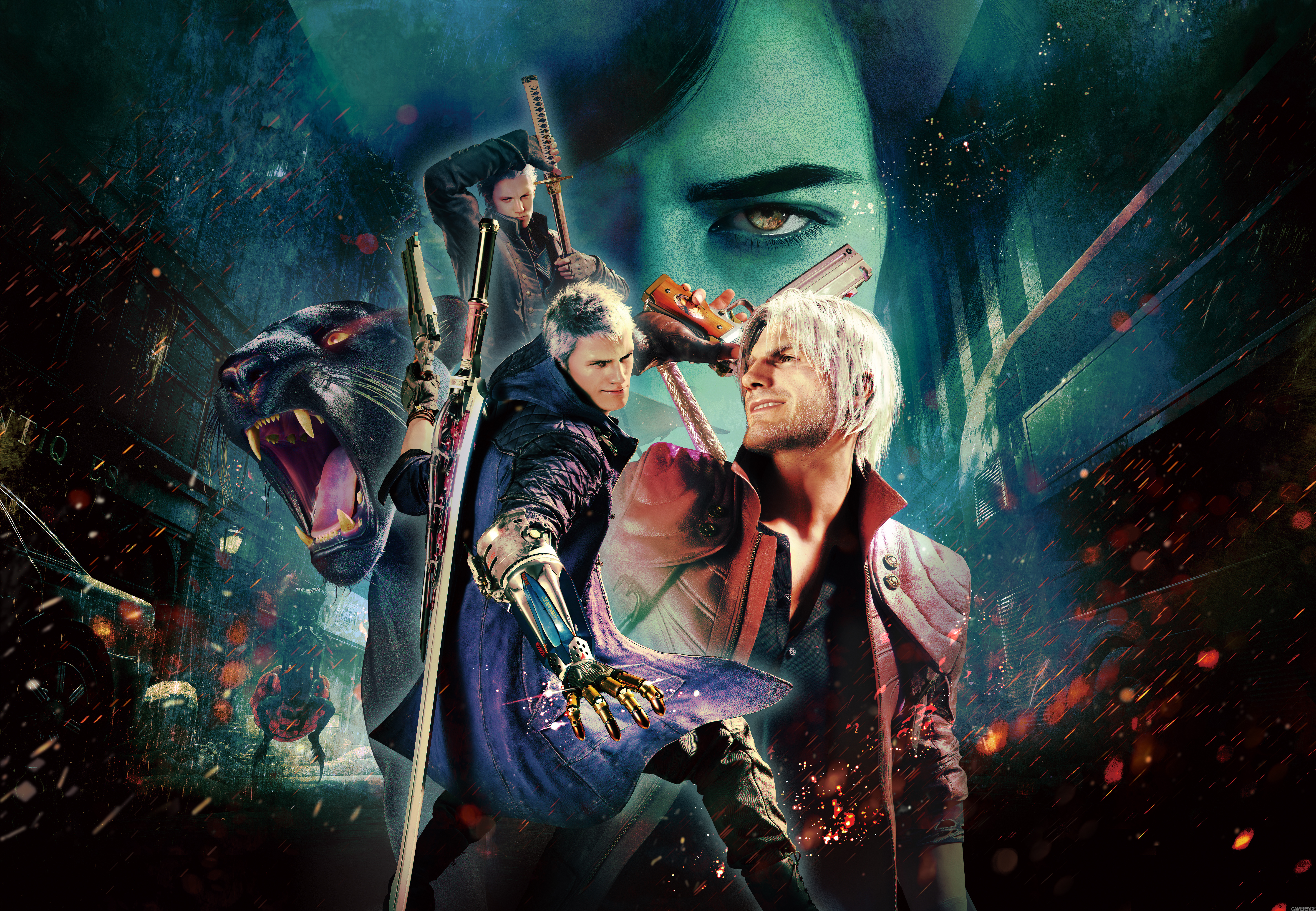 Devil May Cry 1 HD: Dante vs Nero Angelo 