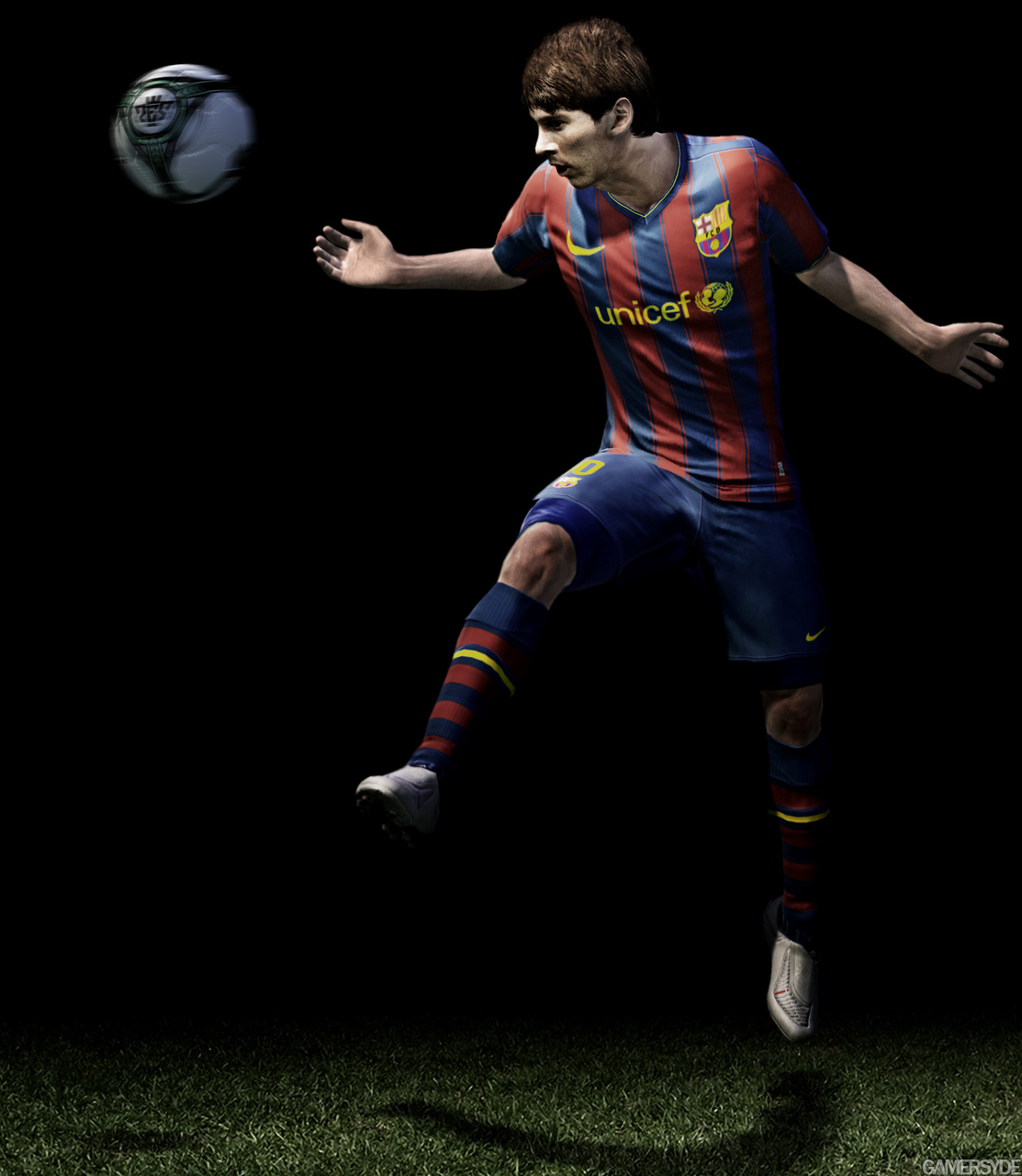 Lionel Messi Face - Pro Evolution Soccer 2011 at ModdingWay