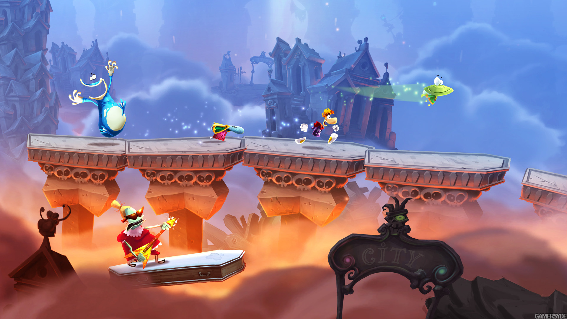 Rayman Legends - Medieval Castle Gameplay - E3 2012 - IGN