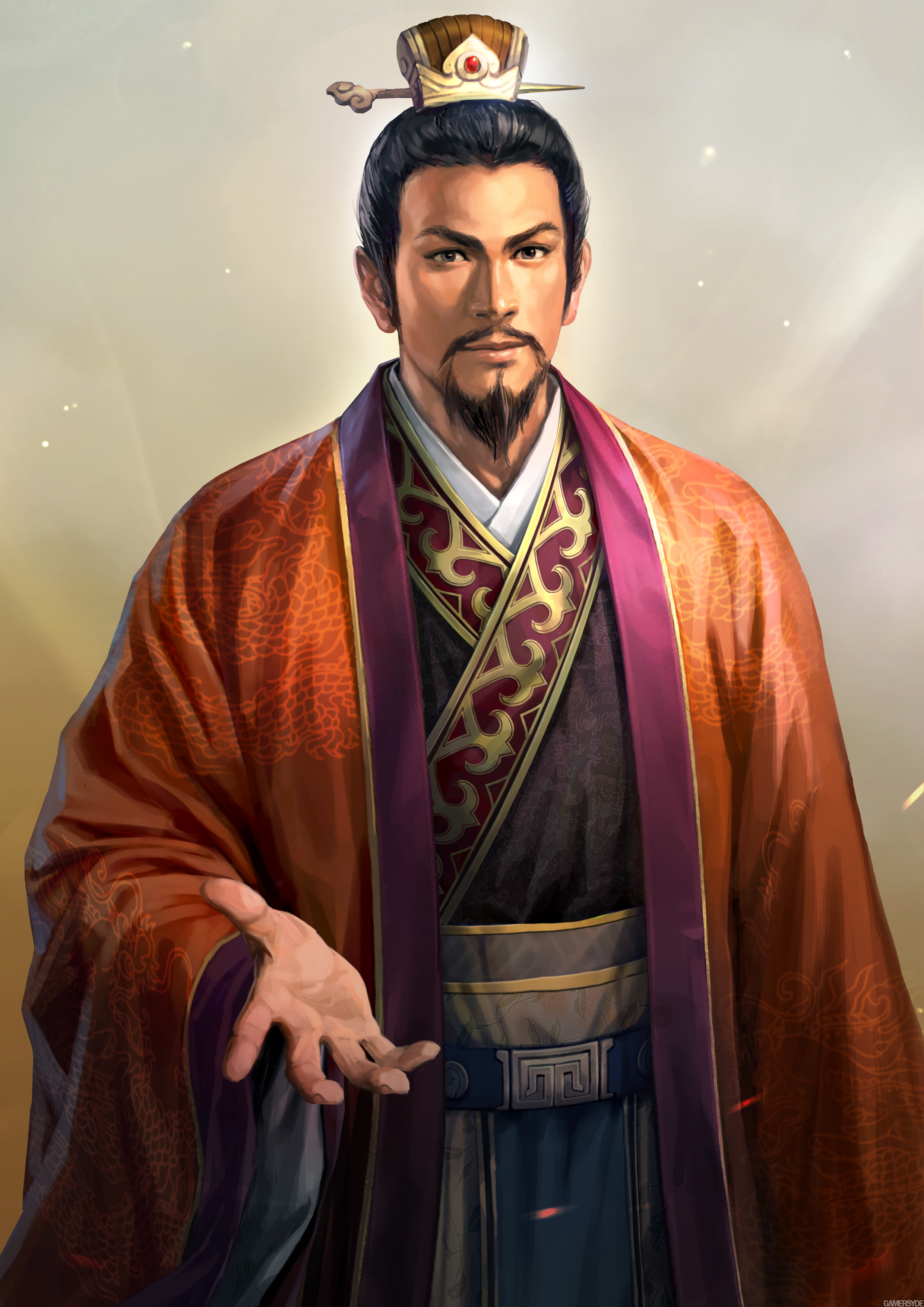 romance of the three kingdoms 13 ains gowl portrait