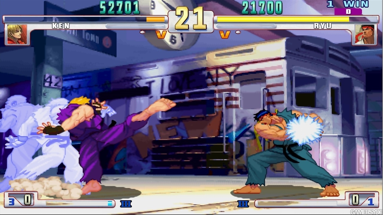 Street Fighter Galleries: Street Fighter III: Victory Screens