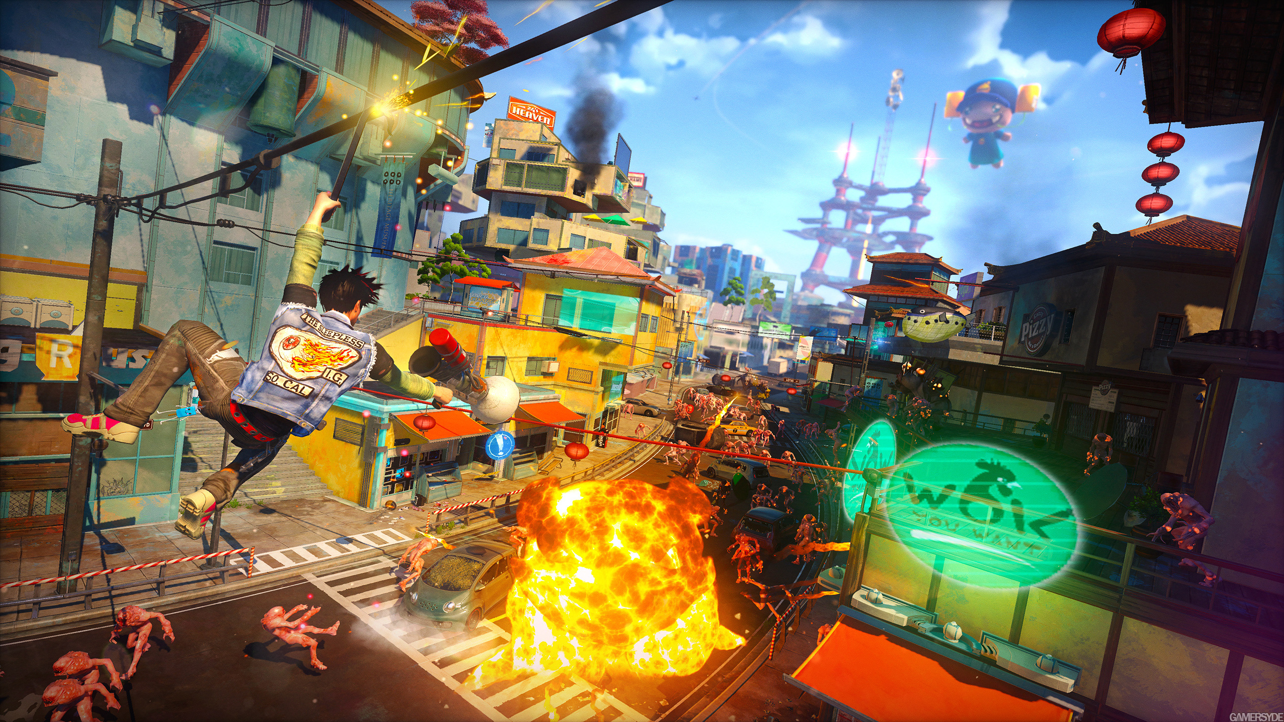 Xbox One Exclusive Sunset Overdrive is The Opposite of The Last of Us  says Insomniac - GameSpot