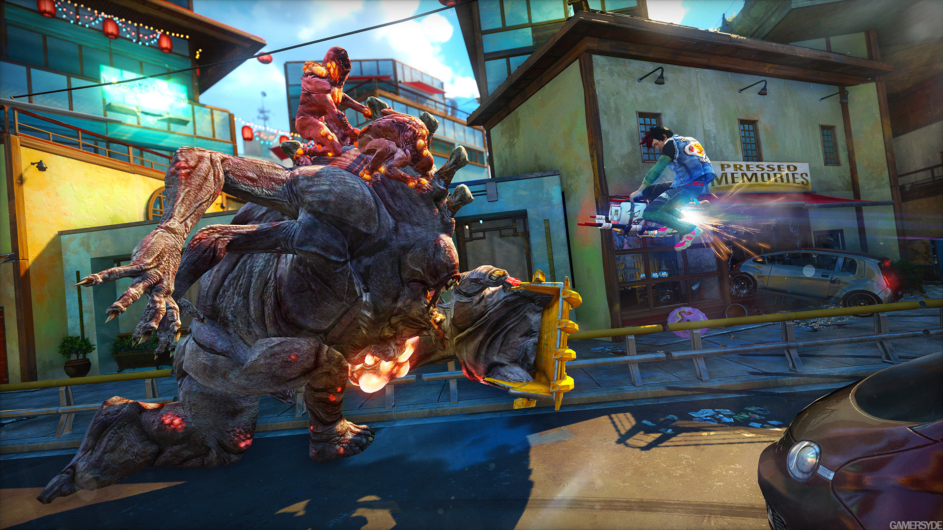 Sunset Overdrive Preview - Sunset Overdrive Gets Its First Gameplay Trailer  And Day One Edition - Game Informer