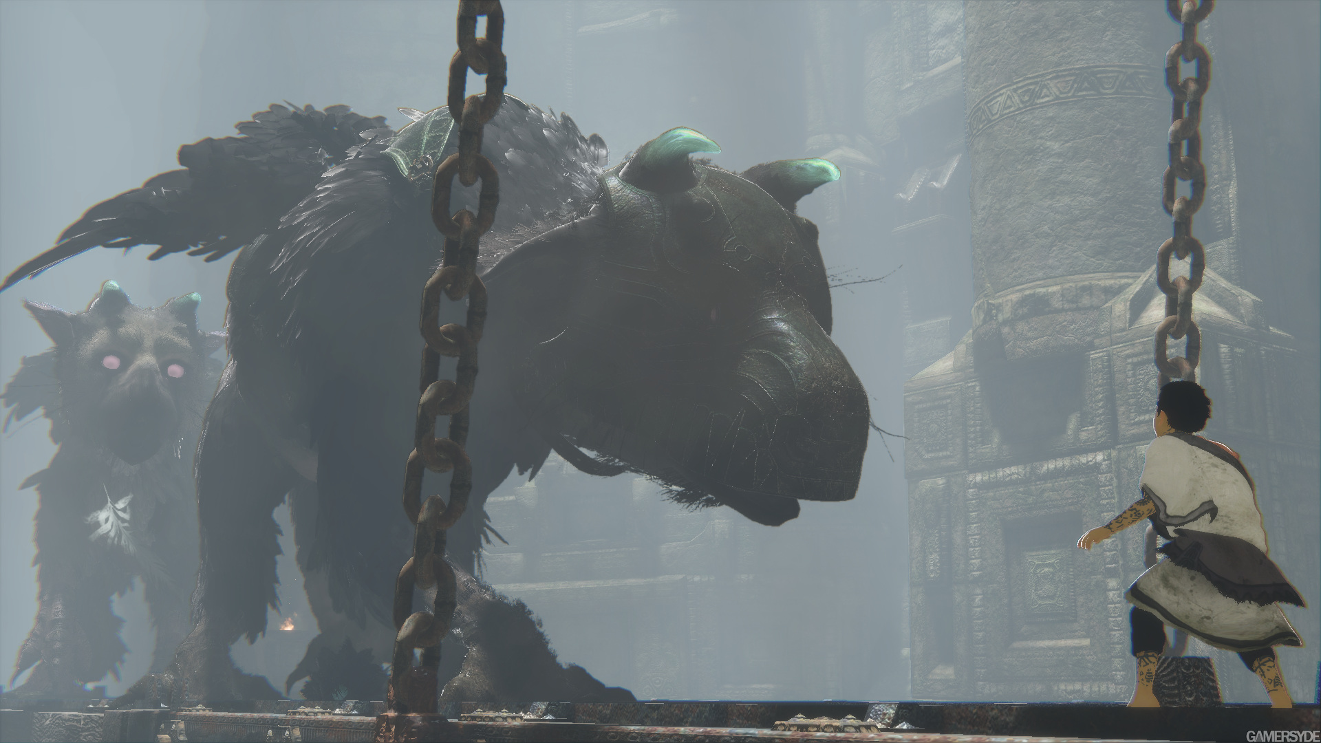 the last guardian gameplay trailer
