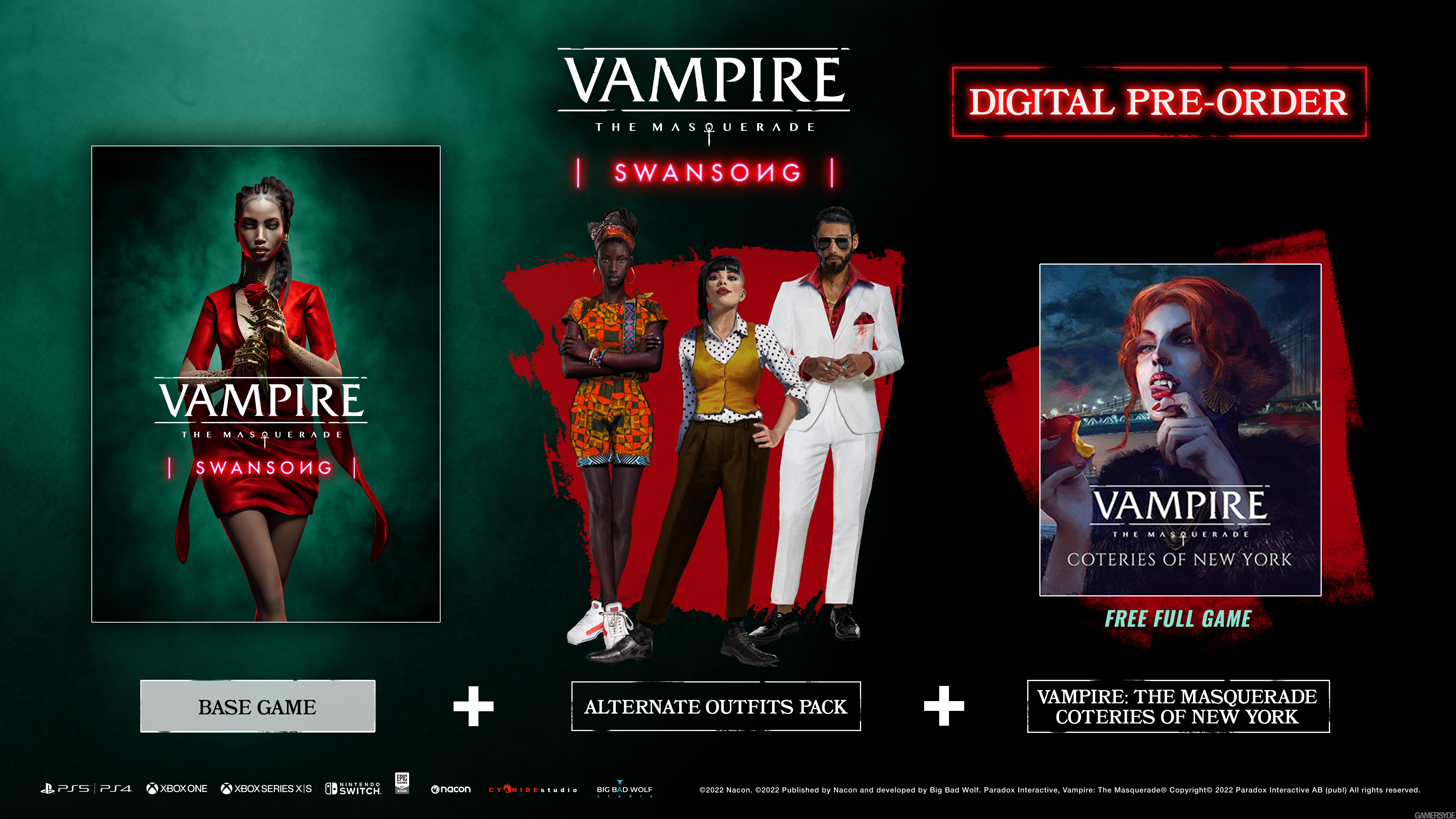 Gaming Monitors for Vampire the Masquerade: Swansong