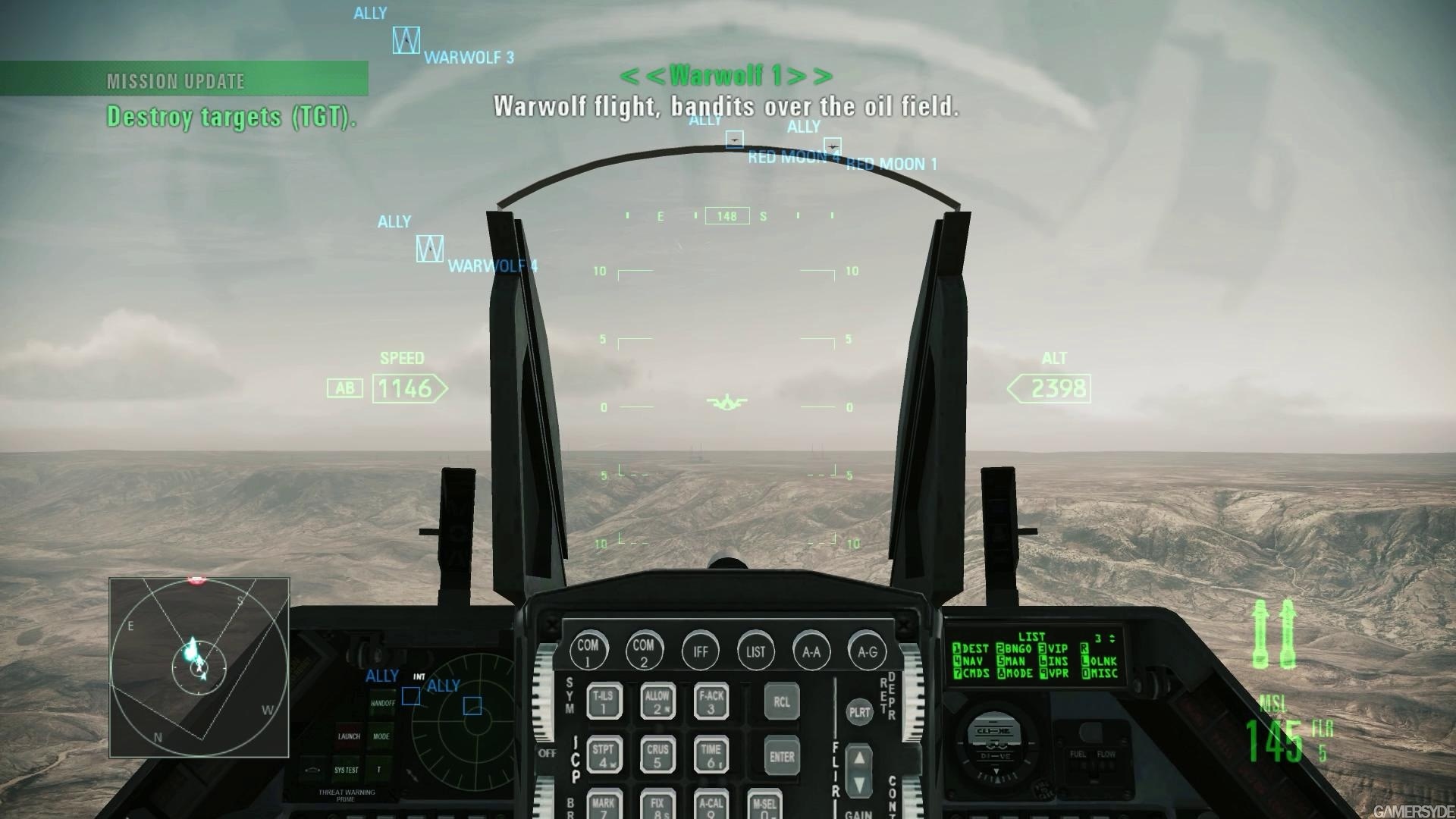 Ace Combat Assault Horizon - Gameplay #2 - High Quality Stream And.