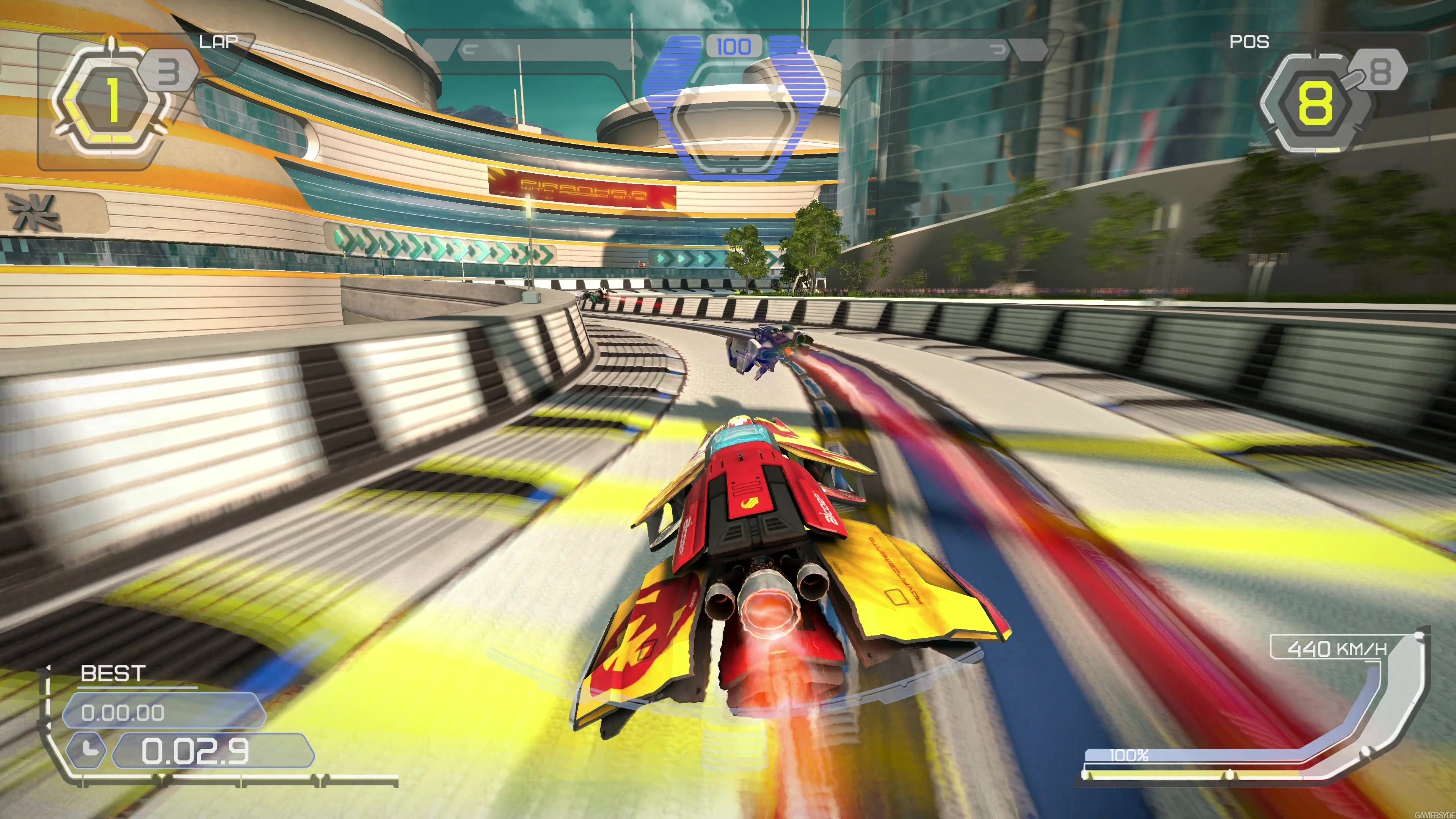 WipEout Omega Collection - Wipeout HD - Gameplay #2 (4K) - quality stream and download - Gamersyde
