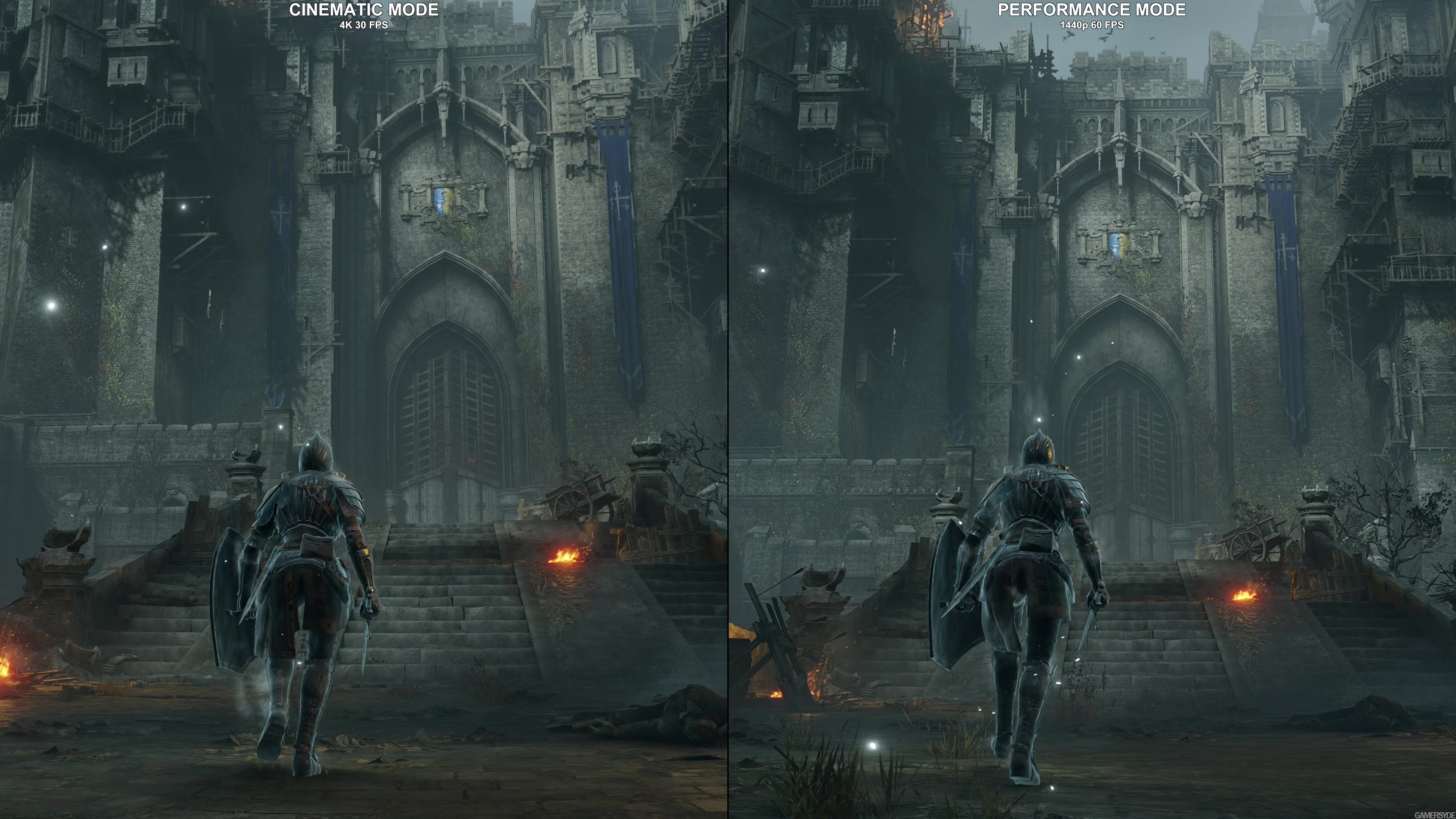 Broom Manhattan Remission Demon's Souls - Graphics modes - Comparison (PS5/4K) - High quality stream  and download - Gamersyde