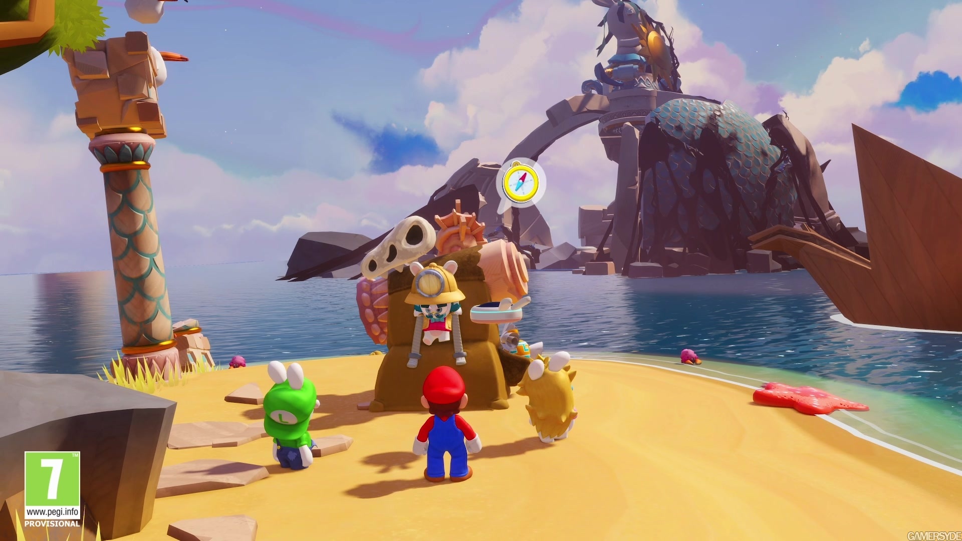 Mario Lapins Cretins Sparks Of Hope Mario + The Lapins Crétins Sparks of Hope - Gameplay Sneak Peek - High quality stream and
