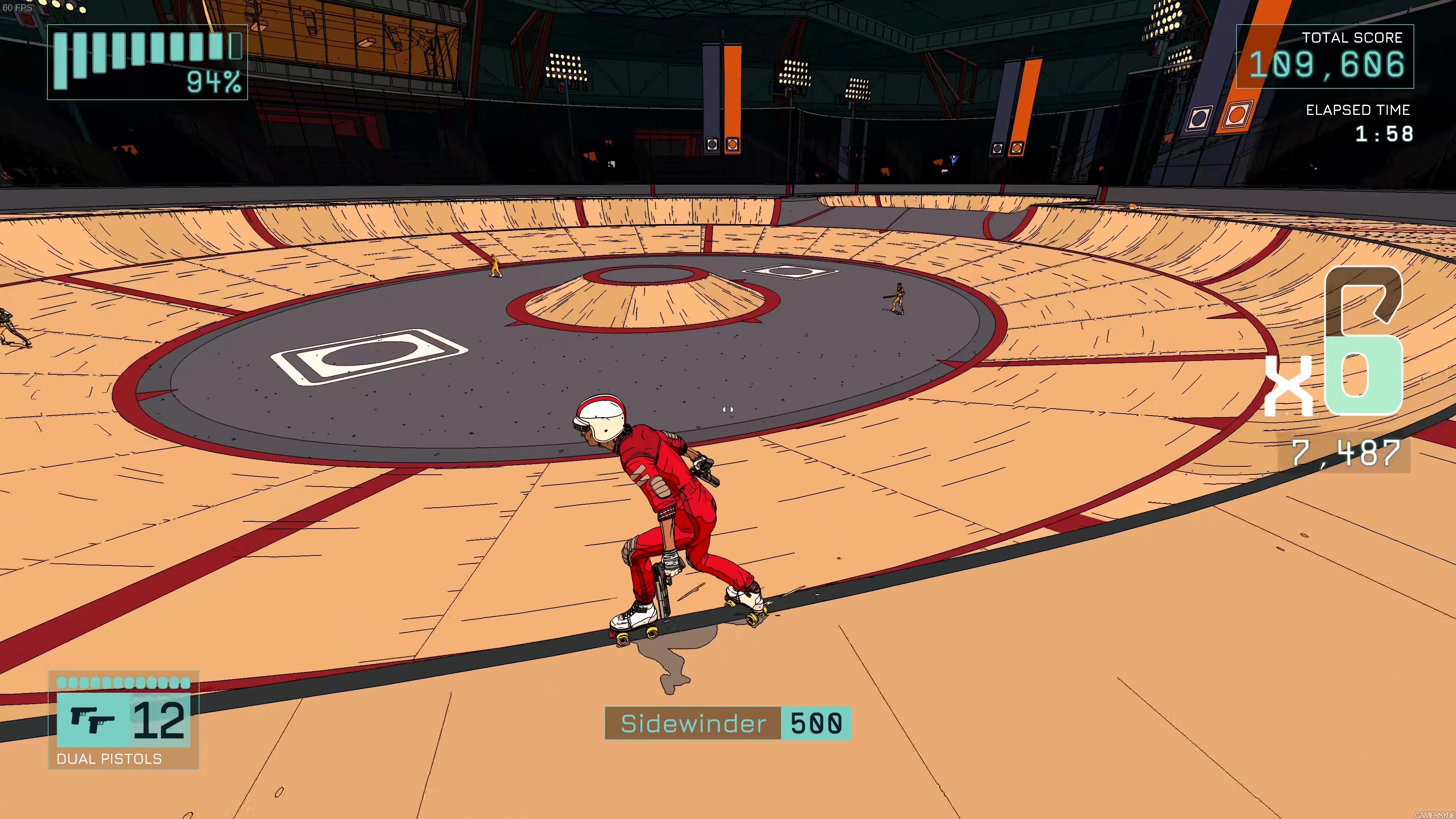 Rollerdrome PC gameplay High quality stream and download Gamersyde