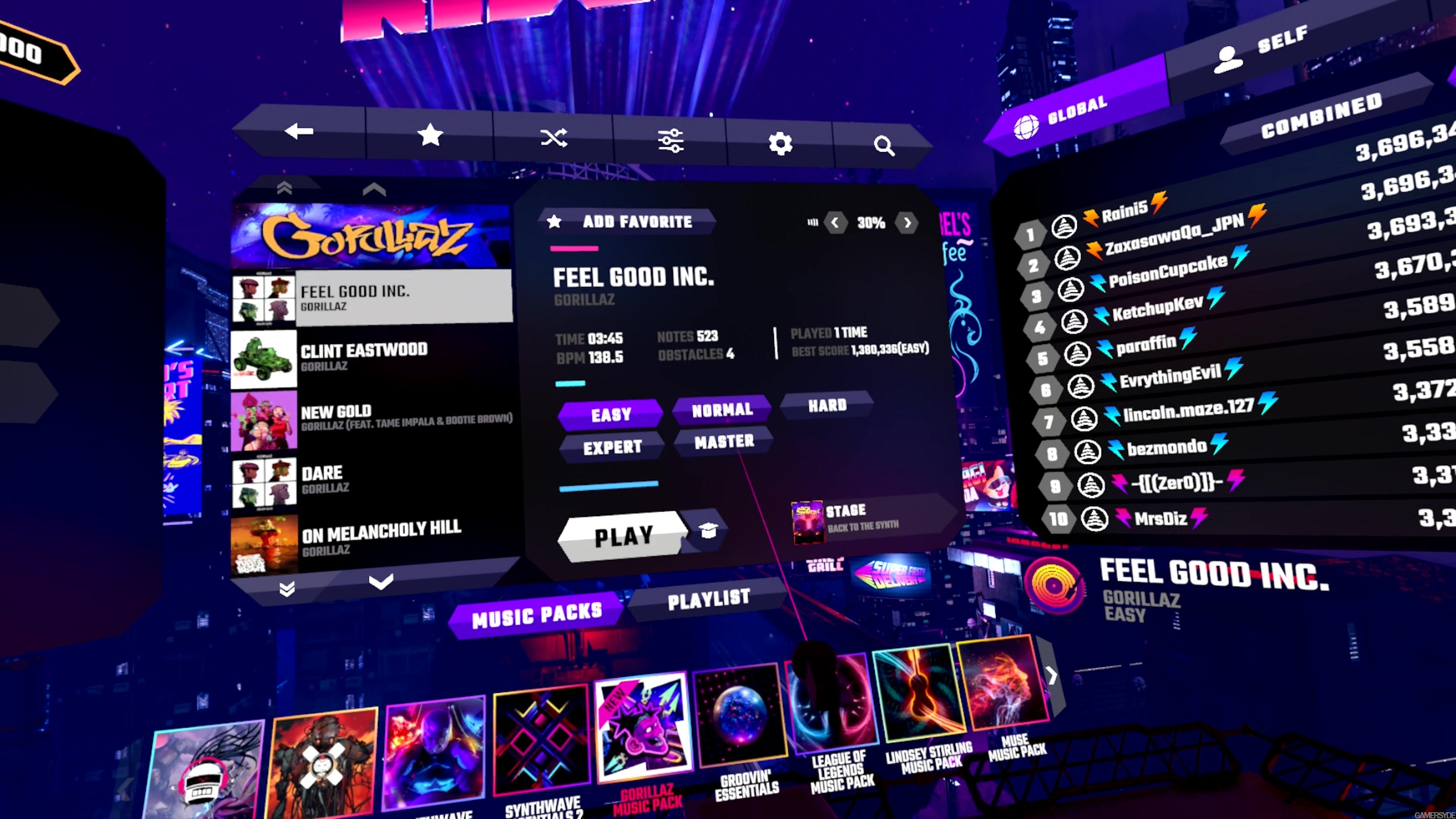 Synth Riders Synth Riders PlayStation VR2 High quality stream and