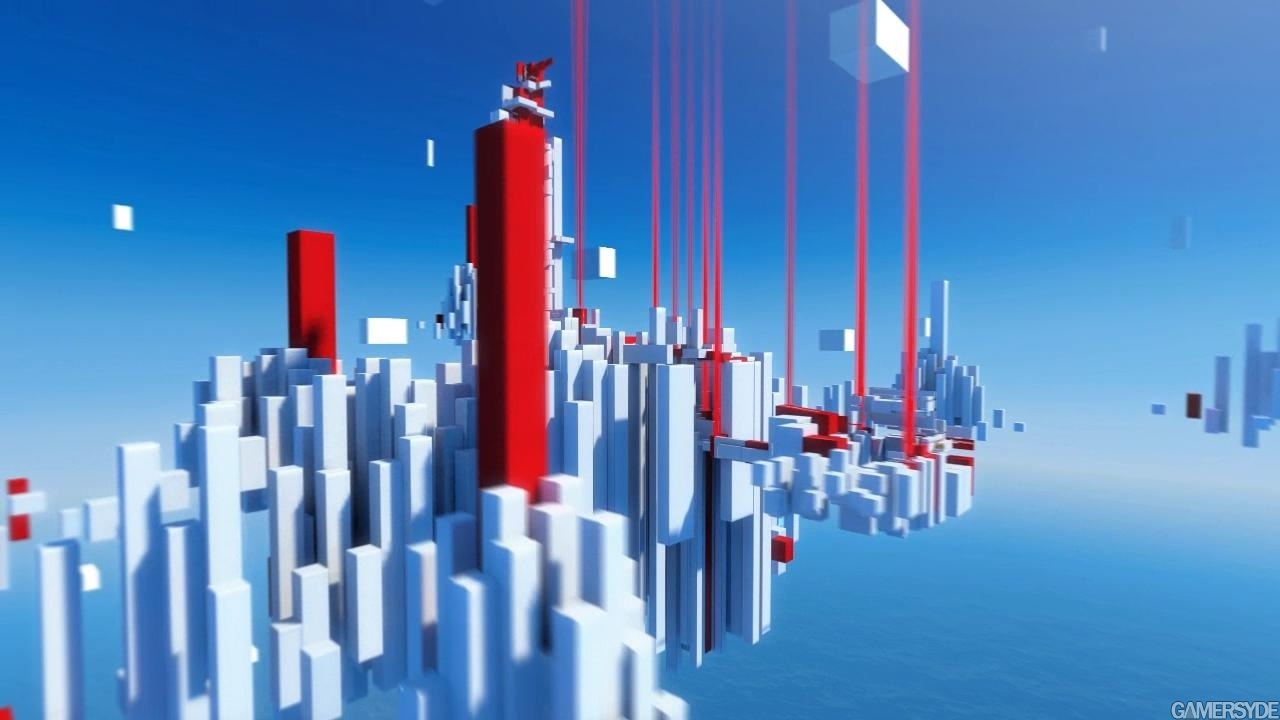 Mirrors Edge walkthrough as full movie and panorama (s) in (mostly) 15000+  pixels.